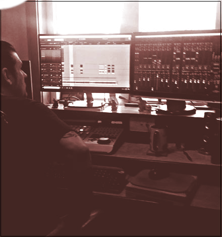 Sean at the wheel